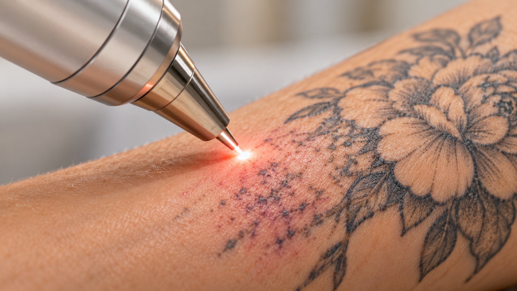 Evany Neves com equipamento de laser na Eva Derm