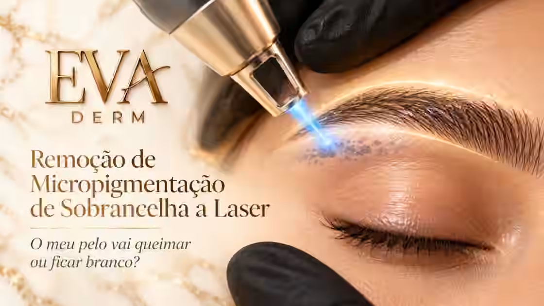 Capa do artigo: a remoção a laser pode deixar os pelos da sobrancelha brancos?